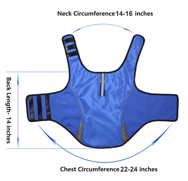 Winbate Dog Anxiety Jacket Keep Calming Vest Thunder Coat with D-Ring and Training Handle for Medium Dogs - Image 4